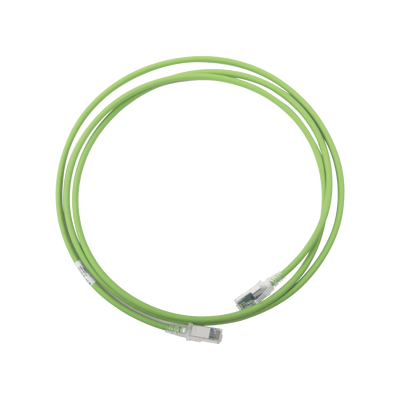 Patch Cord Z-MAX Cat6A S/FTP, CM/LS0H, 7ft, Color Verde