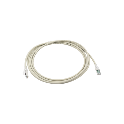 Patch Cord Z-MAX Cat6A S/FTP, CM/LS0H, 20ft, Color Gris, Versión Bulk (Sin Empaque Individual)